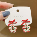 Cherry Bow Donut Earrings: New Fashion for Women, Stylish Statement - Shop N Save