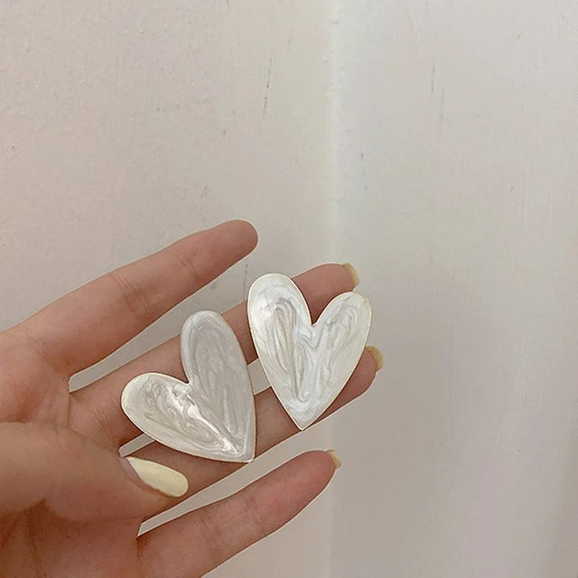 Korean Heart Ring: Exaggerated Love Design - Shop N Save
