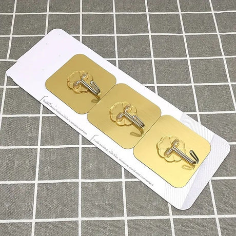Self-Adhesive Wall Hooks: No Nails, Versatile, Easy Installation - Shop N Save