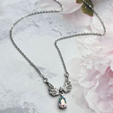 Winged Rhinestone Charm Necklace - Elegant Jewelry for Every Occasion - Shop N Save