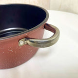 Premium Aluminum Cooking Pot: Non-Stick, Glass Lid, 26 cm - Shop N Save