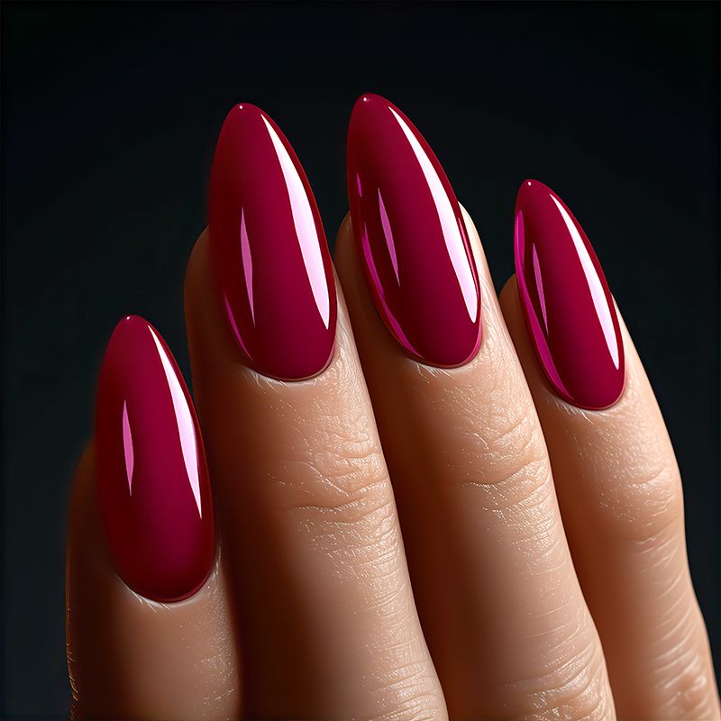 Miss Lou Nail Polish: Red Wine Elegance(4)