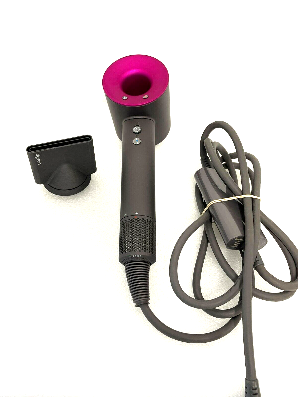 Dyson Supersonic HD01: Fuchsia, Plus Concentrator, Fast Drying - Shop N Save