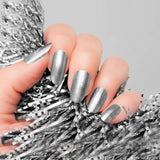 Make Beauty Nail Polish Gel Effect - Glitter Silver (035)