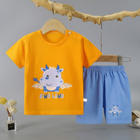 Fashion Short Sleeve T Shirts Cotton Shirts New Born Matching Set - Shop N Save