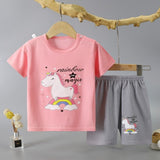 New Born Toddler Shirt Fashion Shorts 2pcs Tracksuits Matching Set - Shop N Save