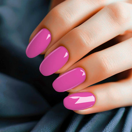 Nail Polish - Quick-Dry, Non-Toxic Beautiful Color - Metallic Light Purple Pink (080)