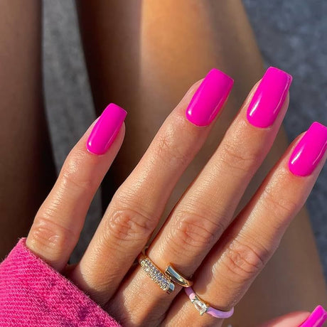 Nail Polish - Quick-Dry, Non-Toxic Beautiful Color - Shocking Pink (039)